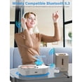 thumbnail image 4 of Reproductor de CD AFU 2000mAh portátil con Bluetooth, radio FM, mando a distancia, 4 of 7