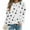 White, variant on Women Sweatshirt Fall Casual Y2k Star Graphic Print Crewneck Long Sleeve Tops Lightweight Trendy Loose Fit Pullover Blouses White L