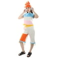 thumbnail image 3 of HPO| Adult Women's Multi Color DJ Costume| Non-flammable Synthetic Fabric, 3 of 5