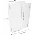 thumbnail image 4 of Swinging Door, Two-Way Double Coffee Door with Hinges Pine Saloon Interior Door for Doorway Partition 31.89" * 41.93", 4 of 16