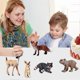 thumbnail image 3 of 10pcs Simulated Forest Animal Models Elk/fox/deer/squirrel/brown Bear Miniature Figurines Ornament Realistic Wild Animal Static Model Children Educati, 3 of 5