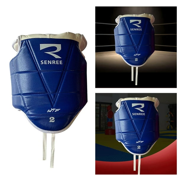 Protector de cuerpo de Taekwondo Protector de pecho Reversible para niños METRO Sharpla Protector de pecho de Taekwondo
