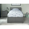thumbnail image 2 of Orlando Twin Extra Long Bed with Footboard and Twin Extra Long Trundle in Grey, 2 of 8