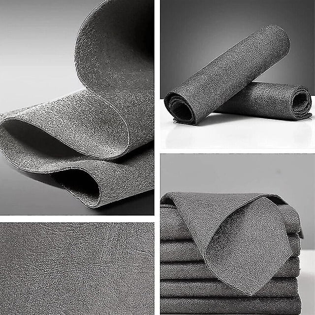 30X30cm 1-5 paños de limpieza mágicos engrosados, trapo de limpieza de microfibra reutilizable sin rayas