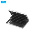 thumbnail image 3 of Uxcell RFID Credit Card Holder Metal Wallet Stainless Steel Business Card Holder for Women Men Mirror Silver, 3 of 6