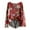 A-Watermelon Red, variant on Vintage Floral Print Long Sleeve T Shirts Women Casual Crew Neck Pullover Tops Fall Loose Tees 2025