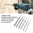 thumbnail image 3 of Auger Drill Bit Set, 6PCS Ship Auger Bit Iron Wear   for Home, 3 of 8