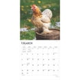 thumbnail image 4 of Chickens 2025 12 X 24 Inch Monthly Square Wall Calendar Plastic-Free, (Paperback), 4 of 9