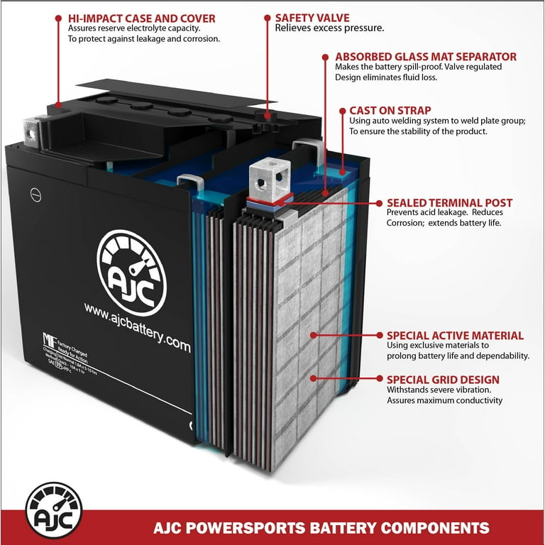  Battanux YTX12-BS Battery & Motorcycle Battery, Sealed SLA/AGM  12V12Ah ATV/UTV/Snowmoble/Motor bike Battery Maintenance Free & No tools  for installation & Advanced Technology & Environmental : Automotive