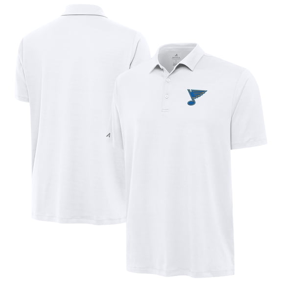 Men's Antigua White St. Louis Blues Reprocess Polo