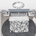 thumbnail image 3 of Designart 'Geometric Pattern with Circles' Modern & Contemporary Duvet Cover Set, 3 of 4