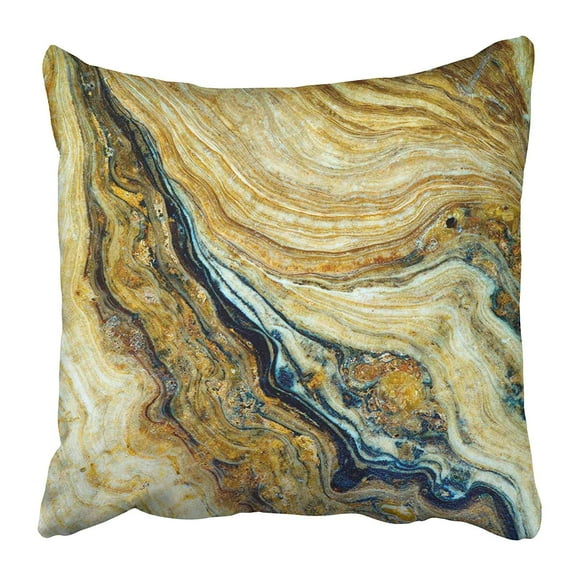 BSDHOME Marble Stone Granite Elegance Effect Slab Vintage Nature Detail Construction Geology Pillow Case Cushion Cover 20x20 inch