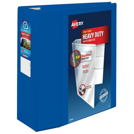 UPC: 0077711798175 | Avery Heavy-Duty View 3 Ring Binder  5  One Touch EZD Rings  2.3/4.8  Spine  1 Pacific Blue Binder (79817)