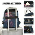 thumbnail image 3 of FORMRS Mini Backpack Purse for Women Travel Daypack Casual Shoulder Bag, Glowing Jellyfish, 3 of 7