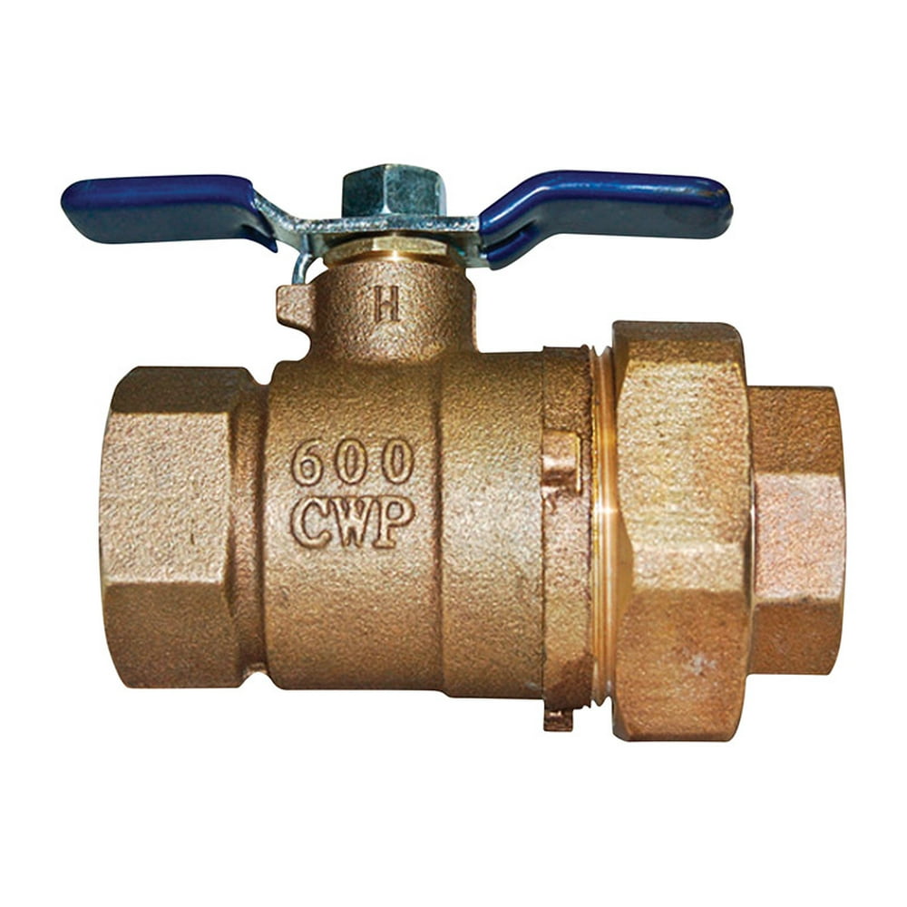 Watts 1 in. Brass FIP Union Ball Valve Full Port