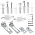 thumbnail image 4 of FUTUREORYY 1 Set Bifold Door Hardware Track Stainless Steel Bifold Hardware For Folding Sliding Doors, 4 of 8