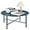 Blue, variant on Patio Round Steel Patio Coffee Table, Weather Resistant Anti-Rust and Waterproof Indoor and Outdoor Large Side Table, for Garden Living Room Bedroom Balcony