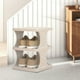 thumbnail image 5 of Zapatero para armario, zapatero conciso de varias capas para el hogar, zapatero para puerta, zapatero para dormitorio, zapatero para habitación de alquiler, zapatero de plástico de tres niveles, 5 of 6