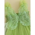 thumbnail image 5 of Coduop Baby Girl Sleeveless Tull Tutu Princess Dress Toddler Wings Butterfly Outfit Birthday Party, 5 of 9