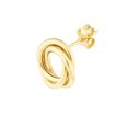 thumbnail image 3 of 14K Yellow Gold Large High Polished Love Knot Stud Earrings - Women, 3 of 4