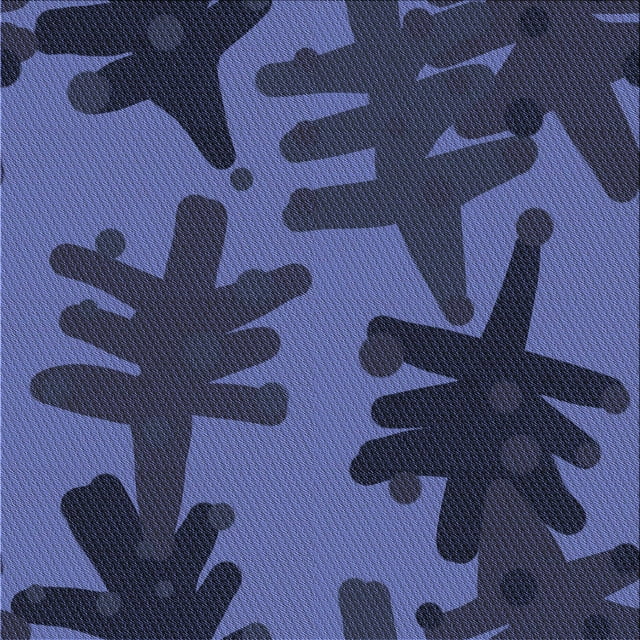 Ahgly Company Machine Washable Indoor Square Transitional Dark Slate Blue Area Rugs, 6' Square