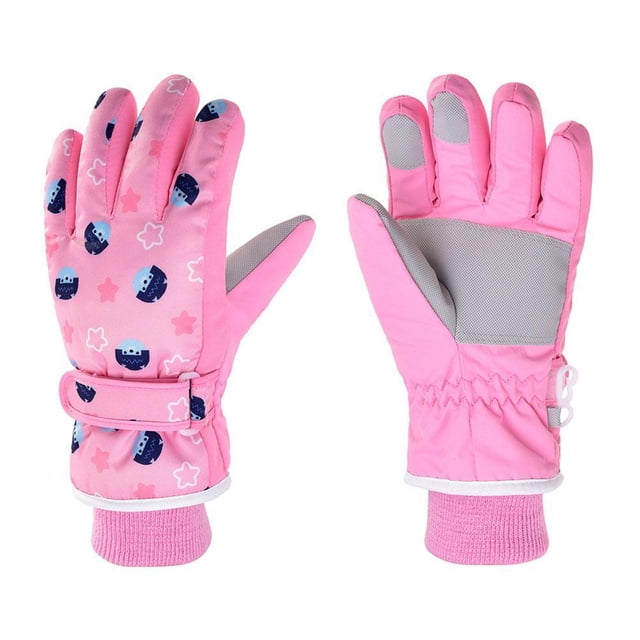 Guantes De Nieve De Invierno Guantes De Invierno De Esquí Para Niños Para Niños Niñas Guantes De Deportes Al Aire Libre Antideslizantes Impermeables Cateissary AP007227-03