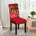 thumbnail image 4 of sruoe Chair Covers for Dining Room, Chair Seat Protector, Modern Washable Elastic Spandex Chair Slip Covers, Christmas Decorations, Chair Protector Cover Seat for Home Party Hotel, 4 of 6