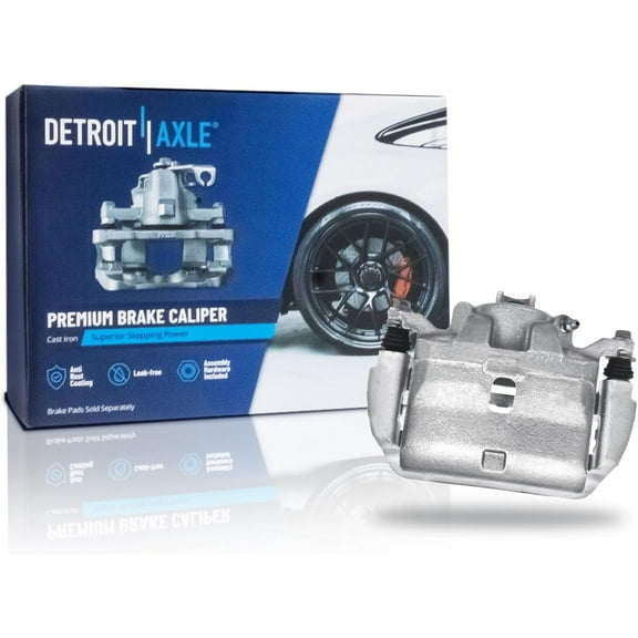 Detroit Axle - Front Passenger Side Disc Brake Caliper w/Bracket Replacement for 2005-2006 Honda CR-V