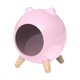 thumbnail image 1 of Casa para hámsteres, nido para dormir, jaula para animales, encantadora cueva para animales pequeños, refugio para mascotas, cueva para ratones, Rosa, 1 of 9