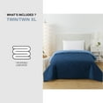 thumbnail image 4 of Mainstays Reversible Microfiber Comforter, Navy, Twin-XL, 4 of 8