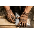 thumbnail image 6 of Hyper Tough Cotton Duck Canvas Utility, Unisex Work Gloves, Brown, Medium, HT88981-23, 6 of 10