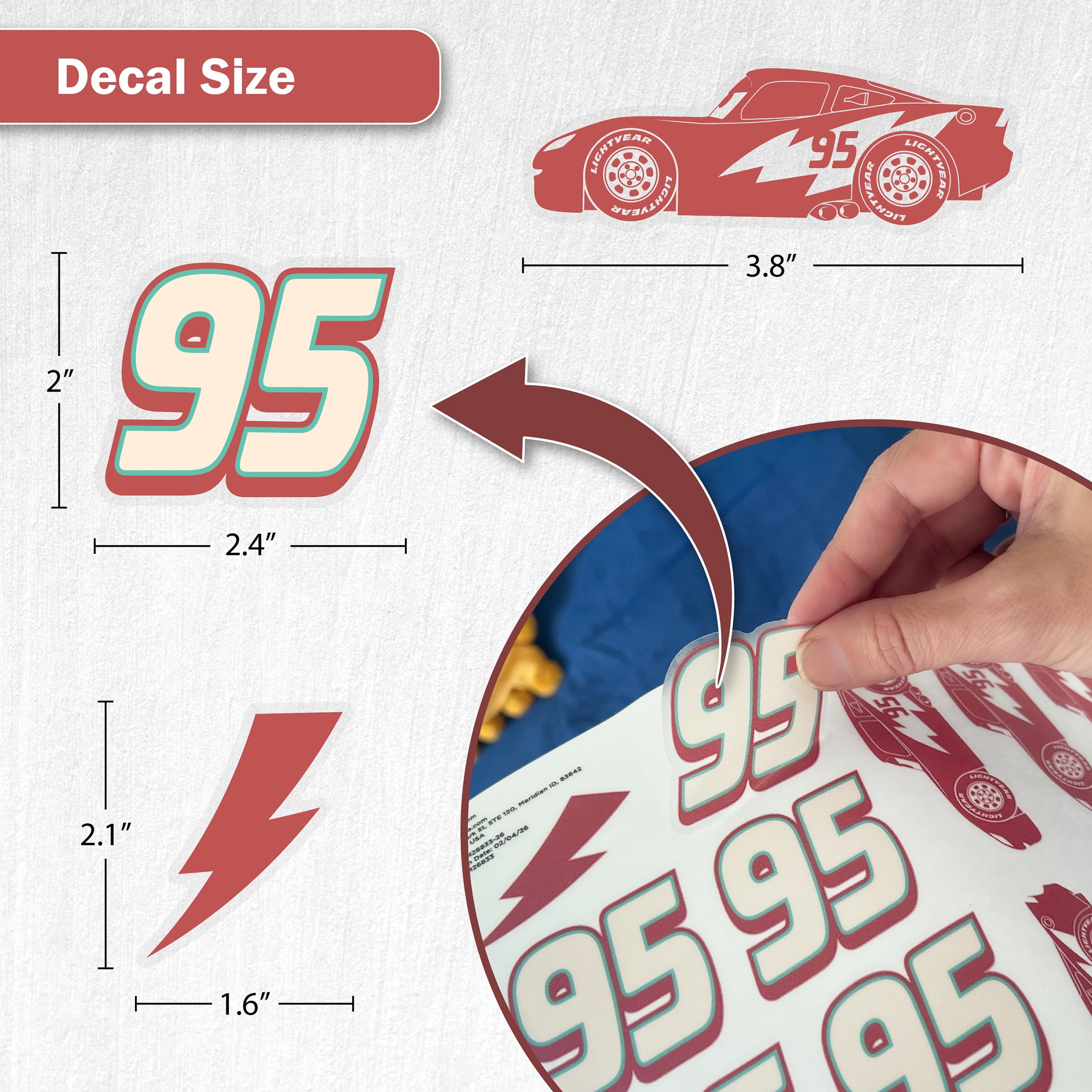 Wall Palz Cars Vinyl Wall Decals Peel and Stick Room Decorations