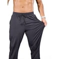 thumbnail image 6 of Youclos Mens 4-Way Stretch Joggers Athletic Pants - Breathable Stretchy Sweatpants Zipper Pockets for Gym and Daily, 6 of 7