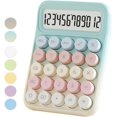 thumbnail image 1 of Blue Standard Calculator - 12-Digit Display with Large Buttons, Colorful Office & School Accessory for Easy Calculations (Cute Design), 1 of 7