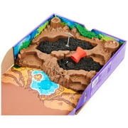 Kinetic Sand, Dino Dig Playset with 10 Hidden Dinosaur Bones, Play Sand Sensory Toys, Stocking Stuffers & Christmas Gifts for Kids Ages 6+
