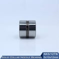 thumbnail image 2 of NK5/12TN Needle Roller Bearing 5x10x12mm  Solid Collar Needle Roller Bearings Without Inner Ring NK5/12 TN NK512 TAF051012, 2 of 6