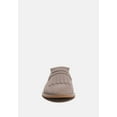 thumbnail image 3 of LENA Taupe Genuine Suede Mules, 3 of 7