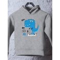 thumbnail image 3 of Dino Baby On Scooter Street  Hoodie Toddler -Image by Shutterstock,  4 Toddler, 3 of 4