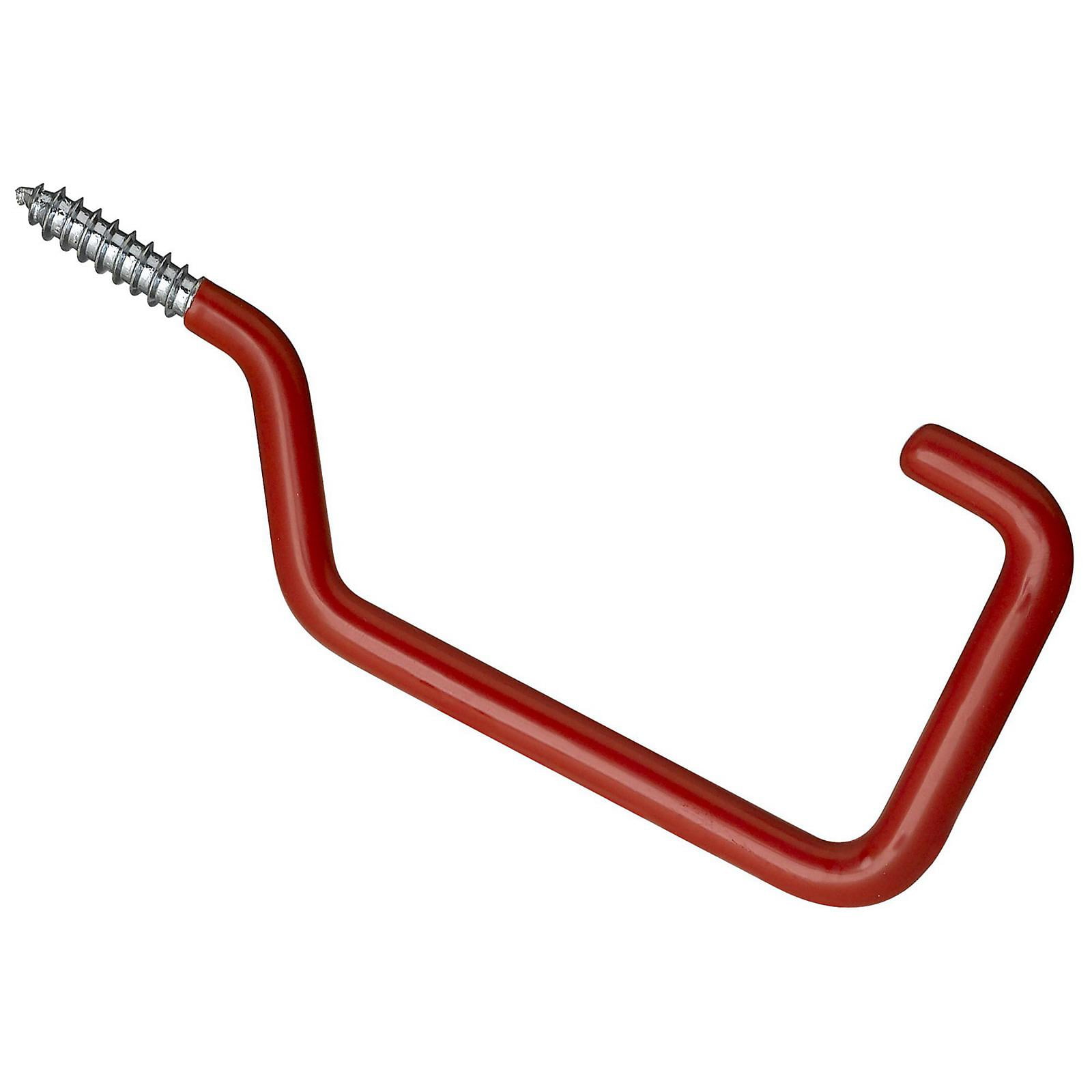 National Hardware SP2213B Rafter Screw Hook, Red Vinyl Coated