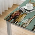thumbnail image 5 of Awypu Donkey, Llama, Goat, Sheep on Teal Waterproof Square Tablecloth 100% Polyester Fiber 46*46, 5 of 8