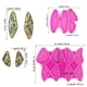 thumbnail image 4 of Pendientes con forma de mariposas, molde de silicona adecuado para resina epoxi, manualidades, adorno, colgante, llavero, fabricación de joyas, pendientes, 4 of 5