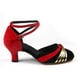 thumbnail image 1 of Zapatos de baile latino para mujer y niña, calzado de baile de salón de Tango, tacón alto, zapatos de baile de satén suave, sandalias de baile de salón de 3/5/7/cm, 1 of 5