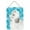 White, variant on Grey Standard Poodle Winter Wall or Door Hanging Prints