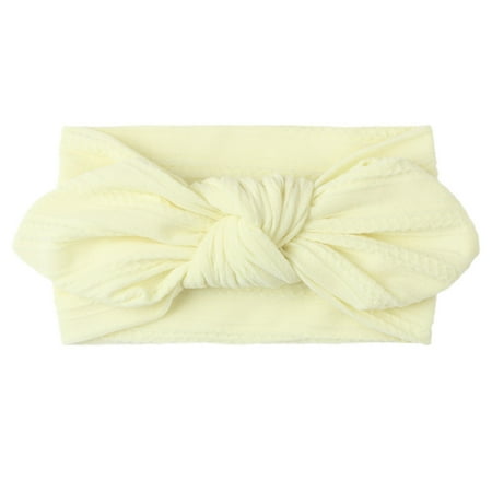 

Toddler Baby Boys Girls Solid Stretch Hairband Headwear Headband