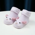 thumbnail image 2 of Ketyyh-chn99 Toddler Socks Socks Socks Floor Socks Baby Cotton Socks Spring Soft Boys Girls Socks Purple,S, 2 of 5