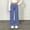 Dark Blue, variant on Rvasteizo Girls Fall Winter Sweatpants Versatile Elastic Waist Straight Leg Solid Long Pants 7 Years