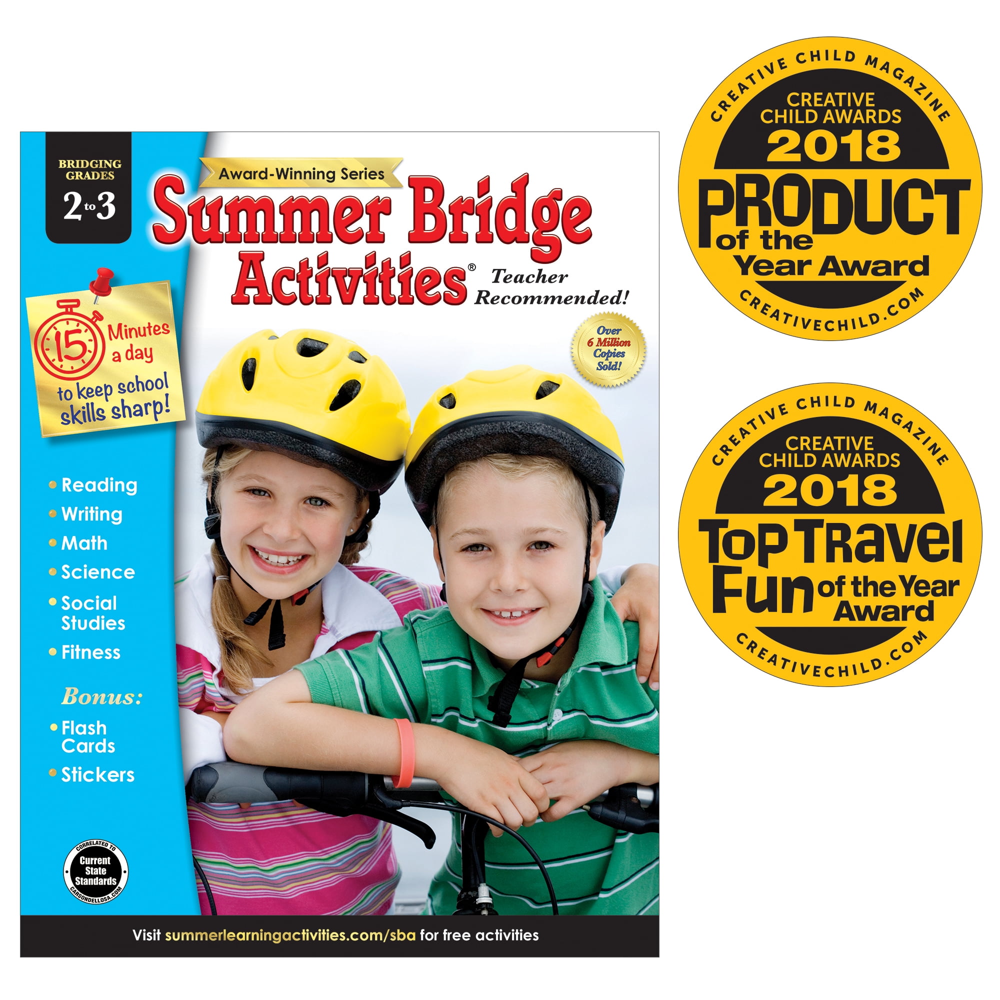 Summer Bridge Activities 2nd to 3rd Grade Workbook (Spiral Bound)