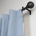 thumbnail image 4 of Mainstays 3/4" Textured Ball Single Curtain Rod Set, 25-84", Black, 4 of 8
