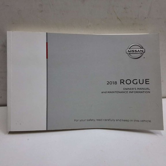 Pre-Owned 2018 Nissan Rogue Owner's Manual Original