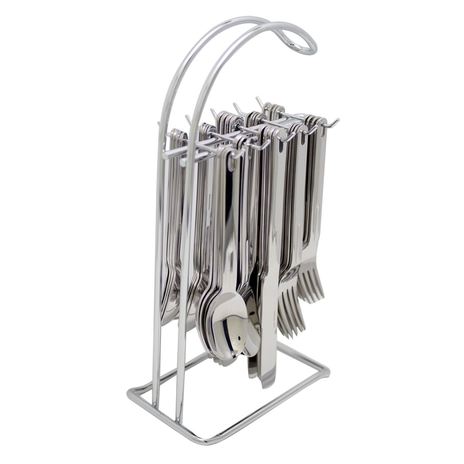 Flatware with 12" Stand Set of 40